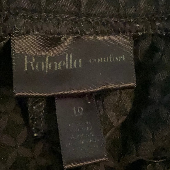 Rafaella Burgundy Weekend Comfort Pull-On Stretch Pant, Size XL - Picture 6 of 6